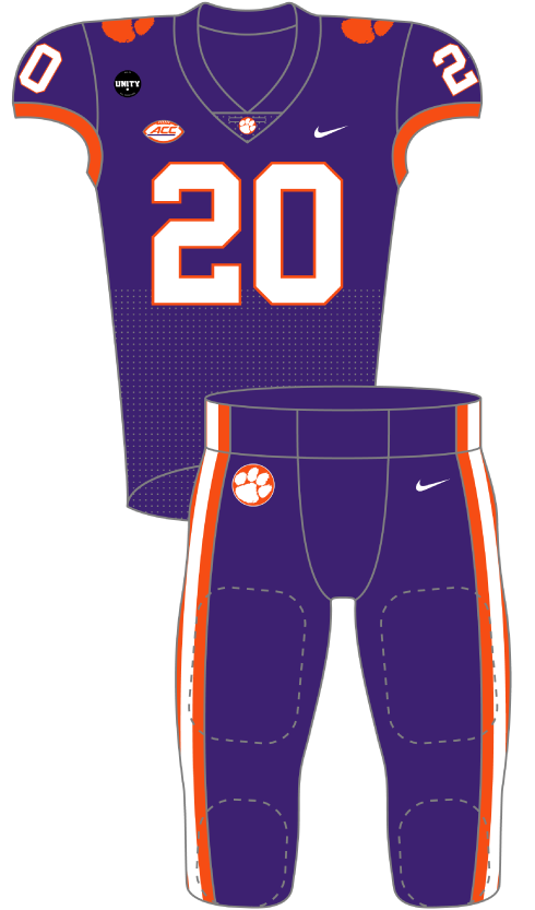 clemson 2020 Purple Unity