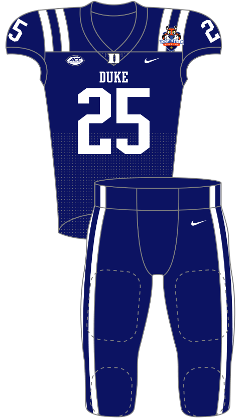 Duke 2025 Blue Uniform