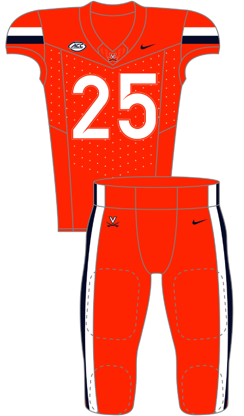 Virginia 2025 Orange Uniform